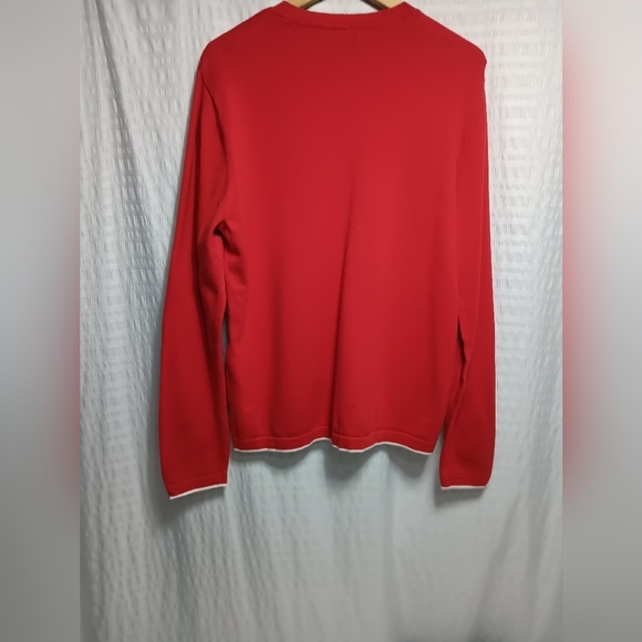 Armani Exchange Crewneck Cotton knit Sweater.  Ladies L - Picture 2 of 7